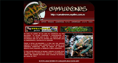 Desktop Screenshot of camaleones.reptiles.com.es