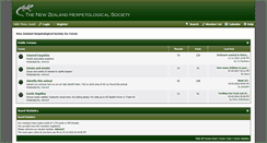 Desktop Screenshot of forum.reptiles.org.nz